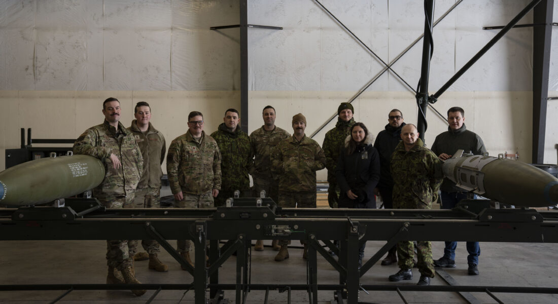 Estonian, U.S. Air Force munitions personnel share best practices, techniques